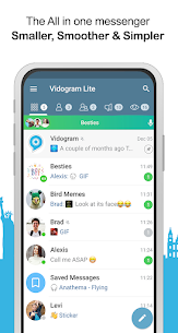 تنزيل Vidogram Lite فيدوجرام للاندرويد 2024 عربي مجانا 1